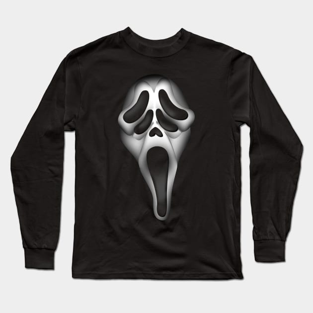 Ghostghostfaceface Long Sleeve T-Shirt by dann